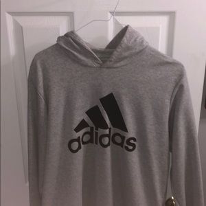 Gray Adidas Hoodie (Large)